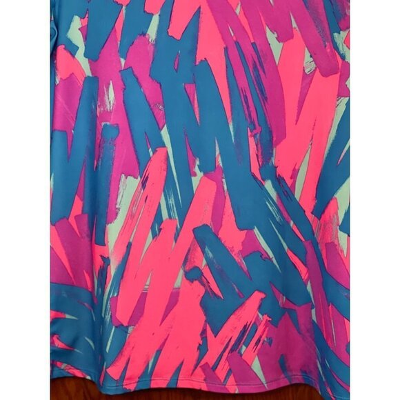 UNDER ARMOUR HeatGear Performance Tee Youth XL 80's Abstract Style 1237859 Multi - Picture 5 of 12